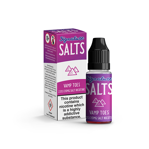 20mg Signature Salts By Signature Vapours 10ml Nic Salt (50VG/50PG) (BUY 1 GET 1 FREE)