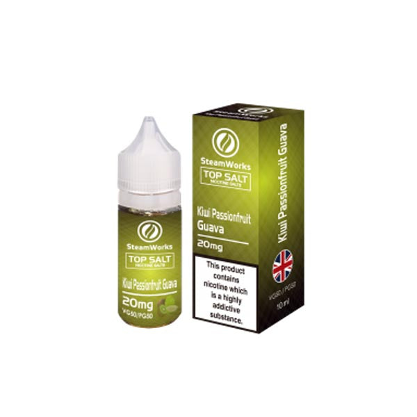 20mg Top Salt Fruit Flavour Nic Salts by A-Steam 10ml (50VG/50PG)