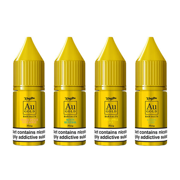 20mg AU Gold By Kingston Nic Salt 10ml (60VG/40PG)