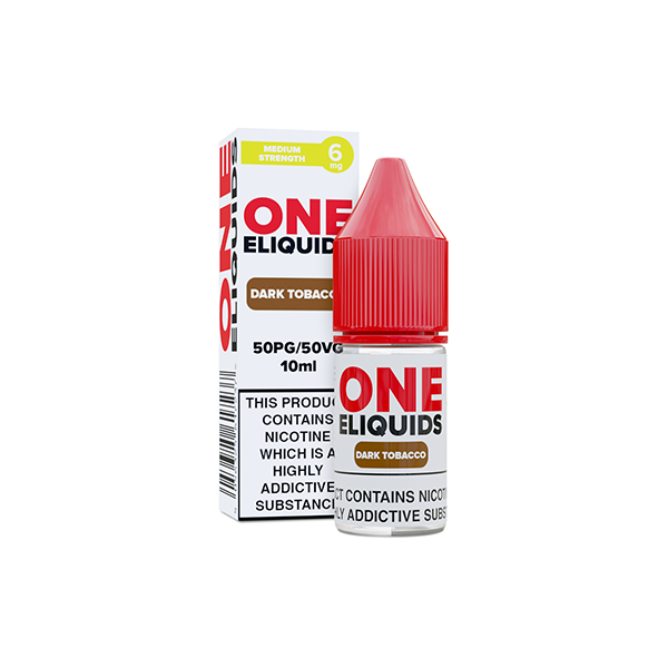 6mg One E-Liquids Flavoured Nicotine E-Liquid 10ml (50VG/50PG)