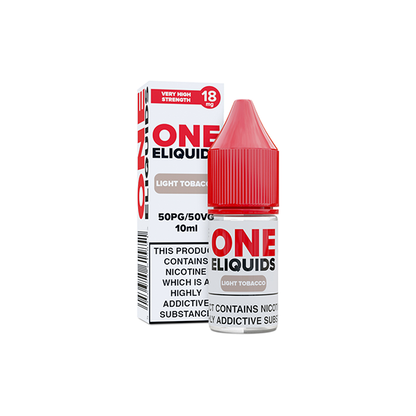 18mg One E-Liquids Flavoured Nicotine E-Liquid 10ml (50VG/50PG)