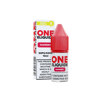 6mg One E-Liquids Flavoured Nicotine E-Liquid 10ml (50VG/50PG)