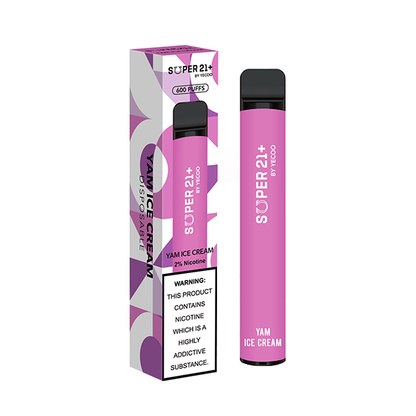 20mg Super21+ By Yecoo Disposable Vape Device 600 Puffs