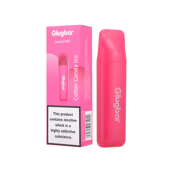 20mg Glugbar Ismod600 Disposable Vape Device 600 Puffs