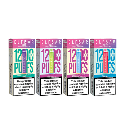 20mg ELF Bar 1200 Multi Edition Prefilled Pod Kit 1200 Puffs