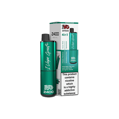 20mg I VG 2400 Disposable Vapes 2400 Puffs - 4 in 1 Multi-Edition